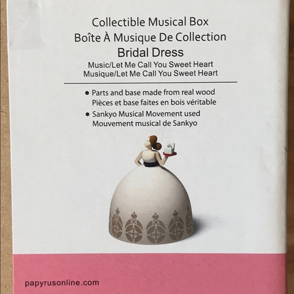 Wooderful Life Dancing Bride Wooden Music Box - Picture 13 of 14